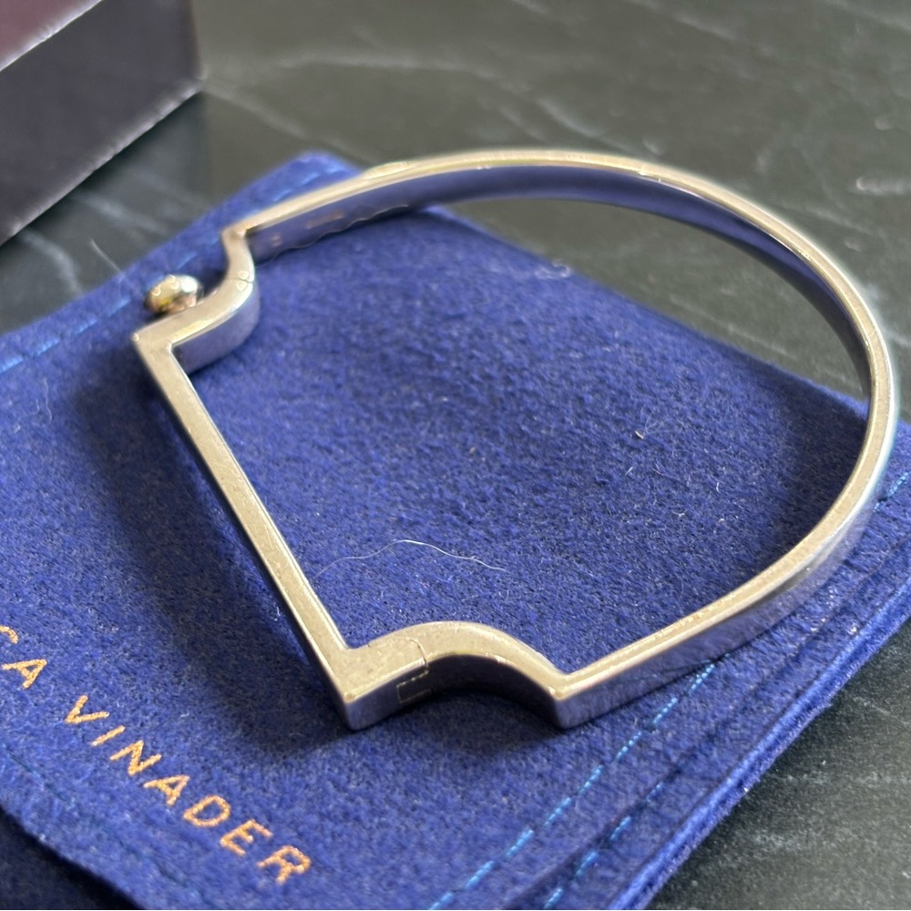 Monica Vinader Signature Thin Bangle - Sterling Silver